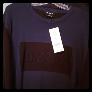 DKNY Mens crew neck sweater